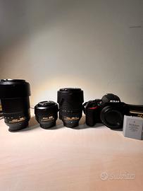 Nikon D5500+ obiettivi