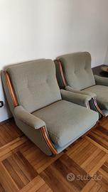 Set poltrone di modernariato