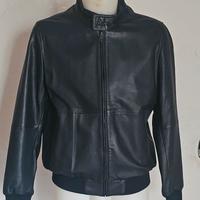 giacca Vera pelle vintage uomo TG M 