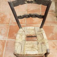 Sedia antica da restaurare