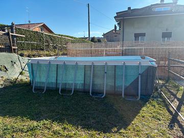 Piscina Autoportante 4,20x2,20 mt con pompa