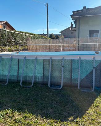 Piscina Autoportante 4,20x2,20 mt con pompa