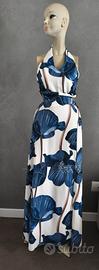 vestito estivo con motivo floreale  tg unica