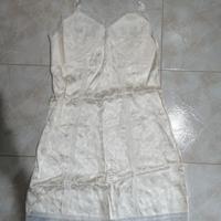 completo in raso e pizzo anni 60