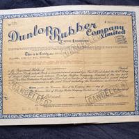 Inghilterra certificato di obbligazione storica.