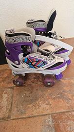 Rollerblade da bambina regolabili n. 32-35