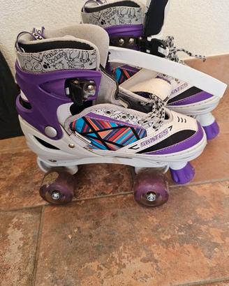 Rollerblade da bambina regolabili n. 32-35