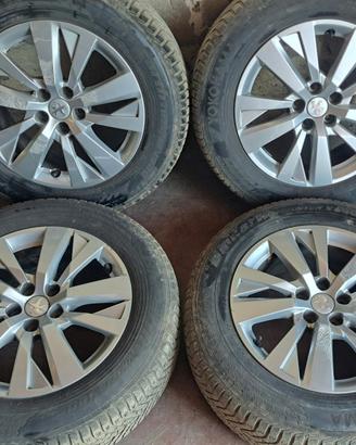 4 cerchi in lega 17 originali peugeot 3008