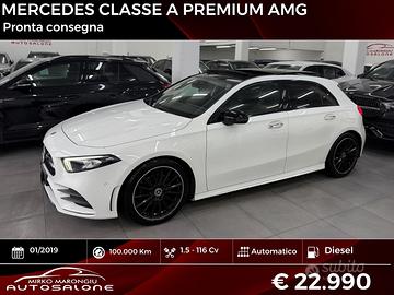Mercedes CLASSE A Premium AMG TETTO finanziabile