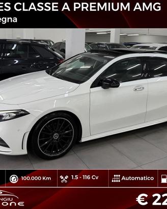 Mercedes CLASSE A Premium AMG TETTO finanziabile