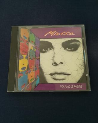 Mietta cd  vintage  " Volano le Pagine " 1991