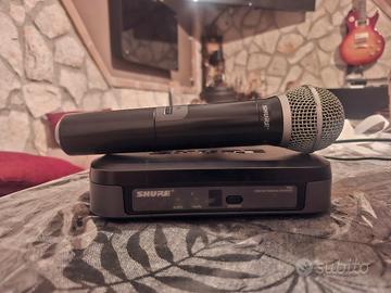 Shure pg 58 con ricevente.