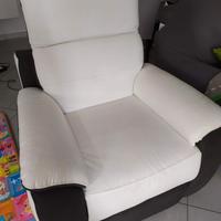 Poltrona in pelle
