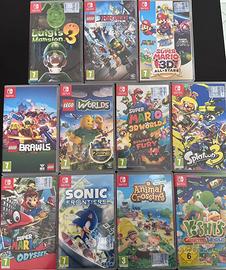 nintendo switch + dock + 11 giochi | kit completo