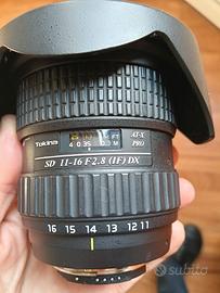 Tokina per Nikon 11-16mm f2.8 ATX-PRO  DX