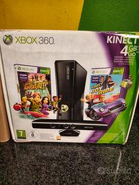 Xbox 360 Slim 4GB + Kinect + 7 Giochi - Con Scatol