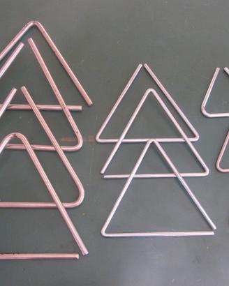 Campane triangolari, strumento a percussione