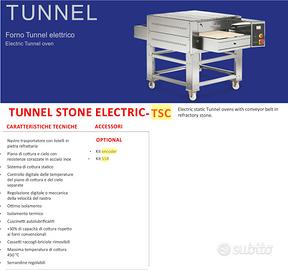 forno pizza elettrico a tunnel