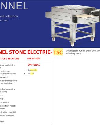 forno pizza elettrico a tunnel