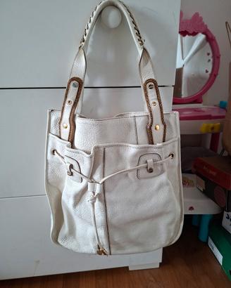 Borsa a spalla Borbonese in pelle 