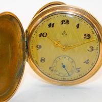 "Alpina" stupendo Savonette Gold Double anni 20/30