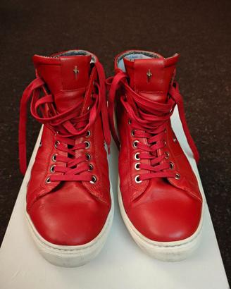 Scarpe Cesare Paciotti 4US rosse alte – taglia 43