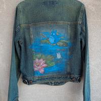 giacca di jeans totoro studio ghibli 