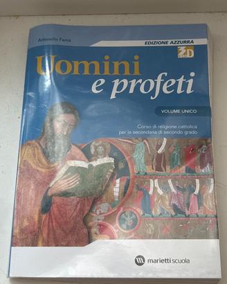 “Uomini e profeti “ edizione azzurra volume unico