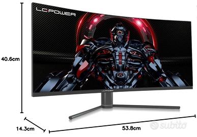 Monitor ultrawide 34 pollici curvo