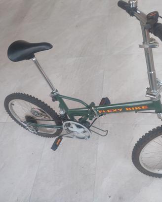 Bici pieghevole Flexibike van camper barca.