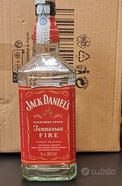 BOTTIGLIA JACK DANIEL'S FIRE 1LITRO VUOTA RARA  