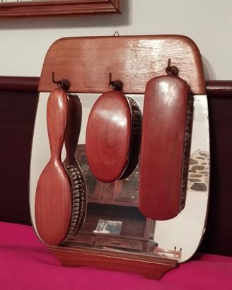 porta spazzole vintage