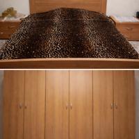 Camera da letto completa com armadio 6 ante