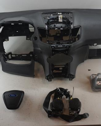 FORD FIESTA 2014 NERO KIT AIRBG COMPLETO