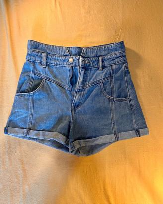 Shorts jeans donna vita alta