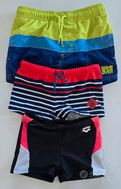 Lotto 3 costumi bambino 5-6 anni (Arena + OVS)