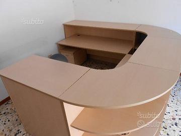 Front office componibile con cassettiera