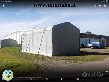 TENDOSTRUTTURE STOCCAGGIO AGRICOLO 6 X 12 X 5,0 MT