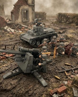 Set lego compatibile tema WW2 esercito tedesco 