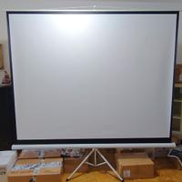 Telo proiettore 250x190 cm con treppiede – avvolgi