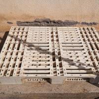 Pallet plastica bianco forato HACCP