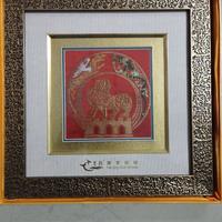 Quadro in broccato cinese originale – Nanjing 
