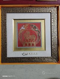 Quadro in broccato cinese originale – Nanjing 