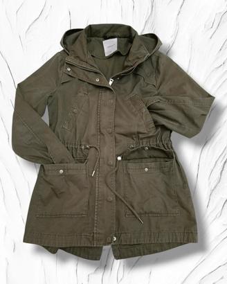 Parka donna Terranova  Taglia S Verde Militare  