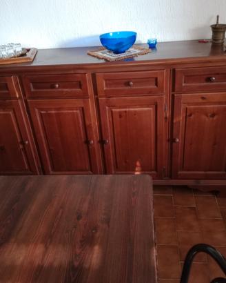 Credenza 500 leggermente trattabili. 