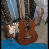 chitarra acustica yahama con custodia audiovox