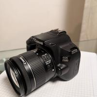 Canon EOS 250D + ott. Canon 18-55 + 256gb SD card