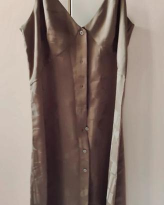 Vestito lungo satinato Calvin Klein XS