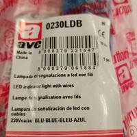 Spie AVE 230V blu "60 PZ"
