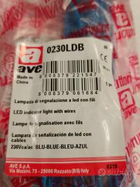 Spie AVE 230V blu "60 PZ"